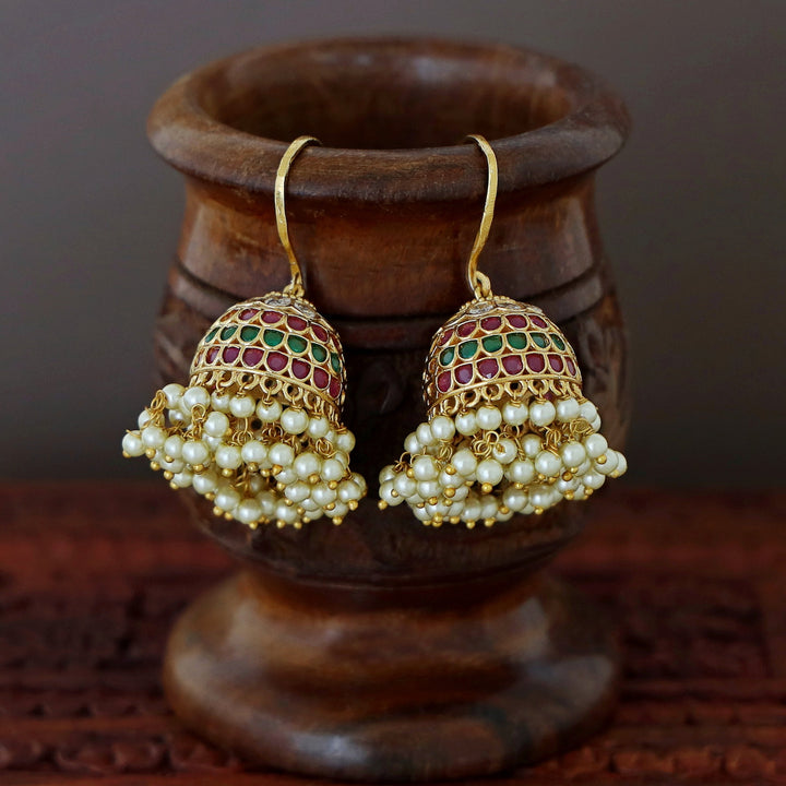 Yukta Pearl Jhumka Drop
