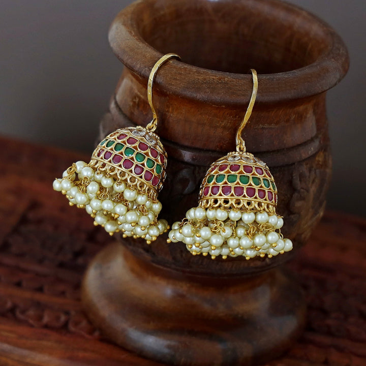 Yukta Pearl Jhumka Drop