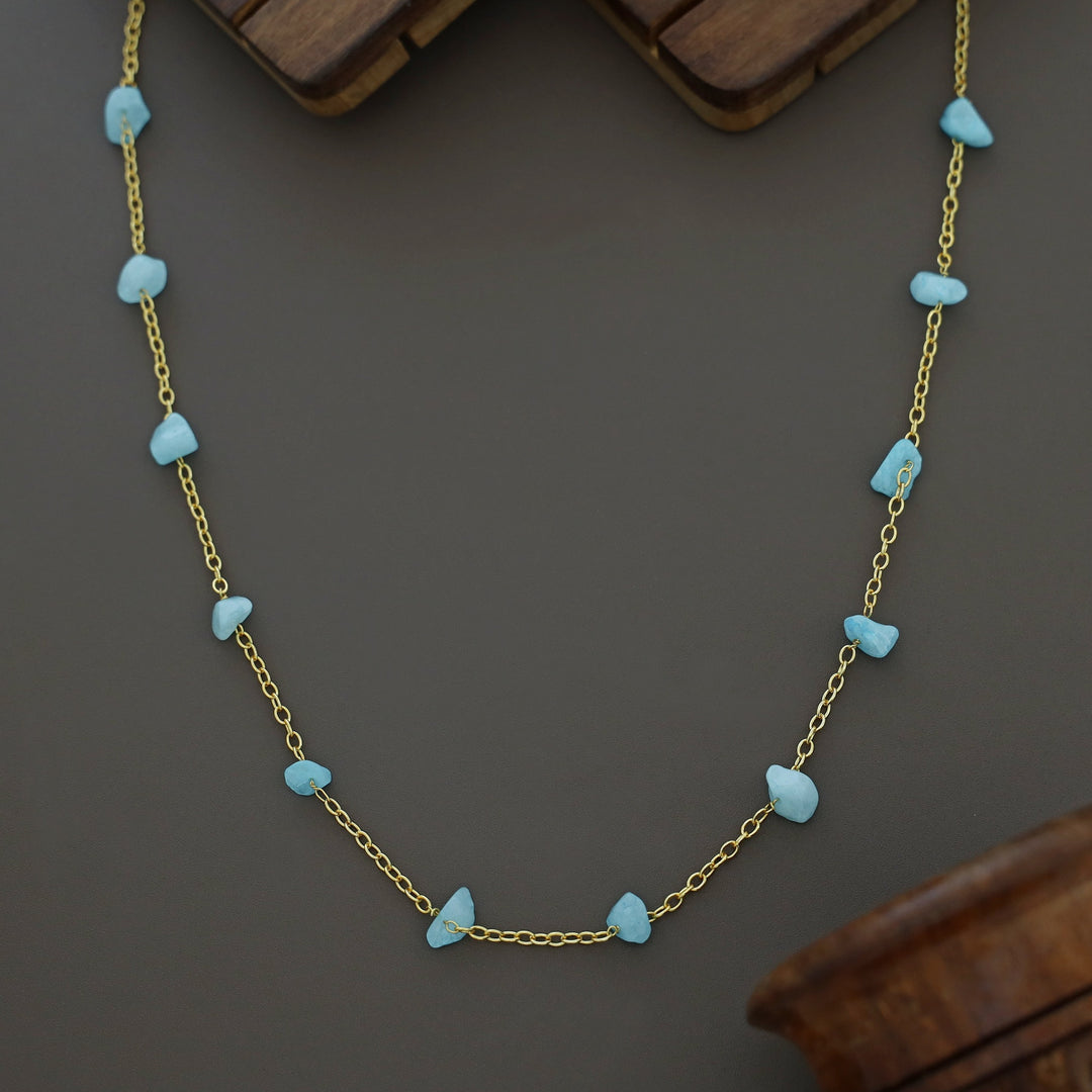 Mawar 12 Stone Short Neckpiece