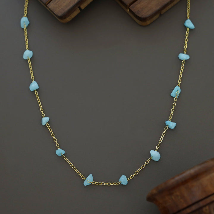 Mawar 12 Stone Short Neckpiece