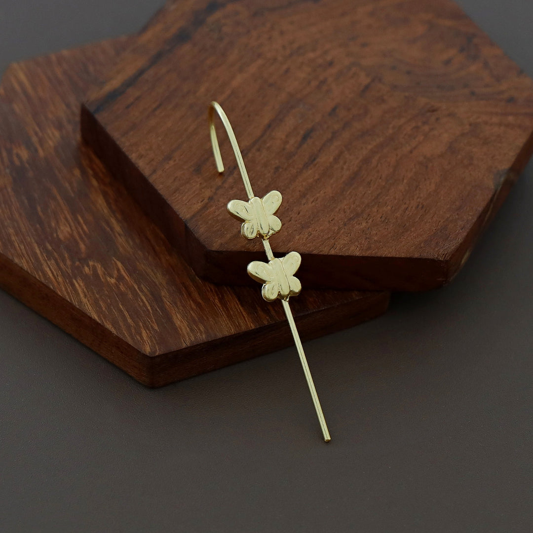 Liya Golden Ear-Cuff (Single piece)