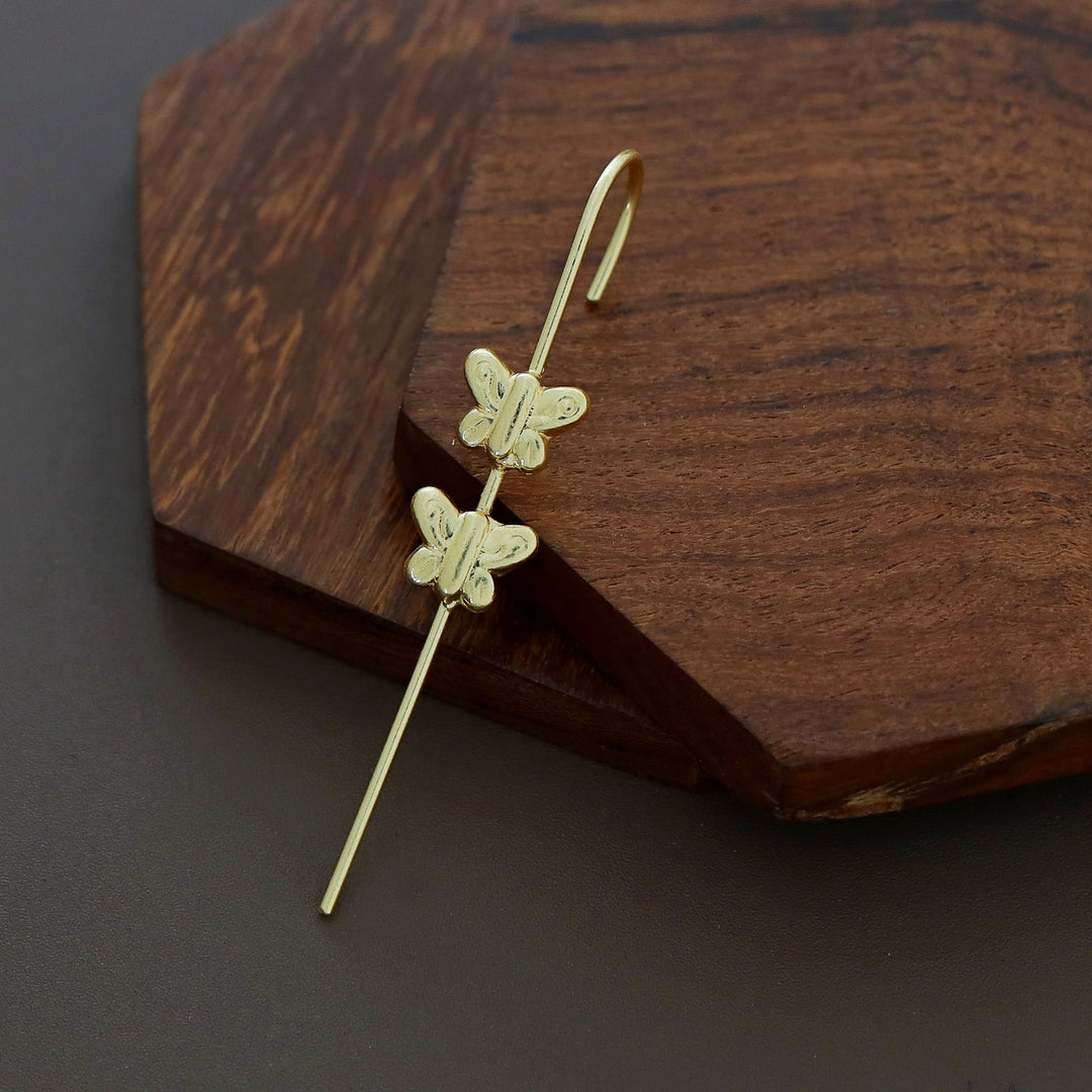 Liya Golden Ear-Cuff (Single piece)