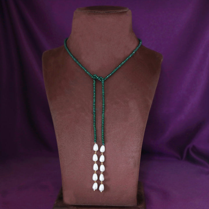 Serena Single Beaded Pearl Neckpiece