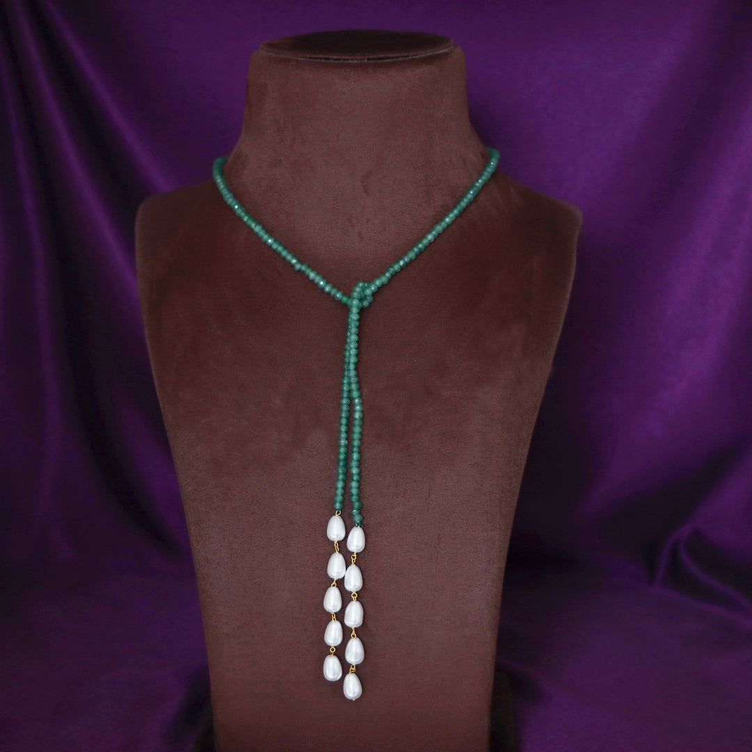Serena Single Beaded Pearl Neckpiece