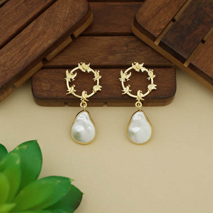 Lola Flying Birds Baroque Earring