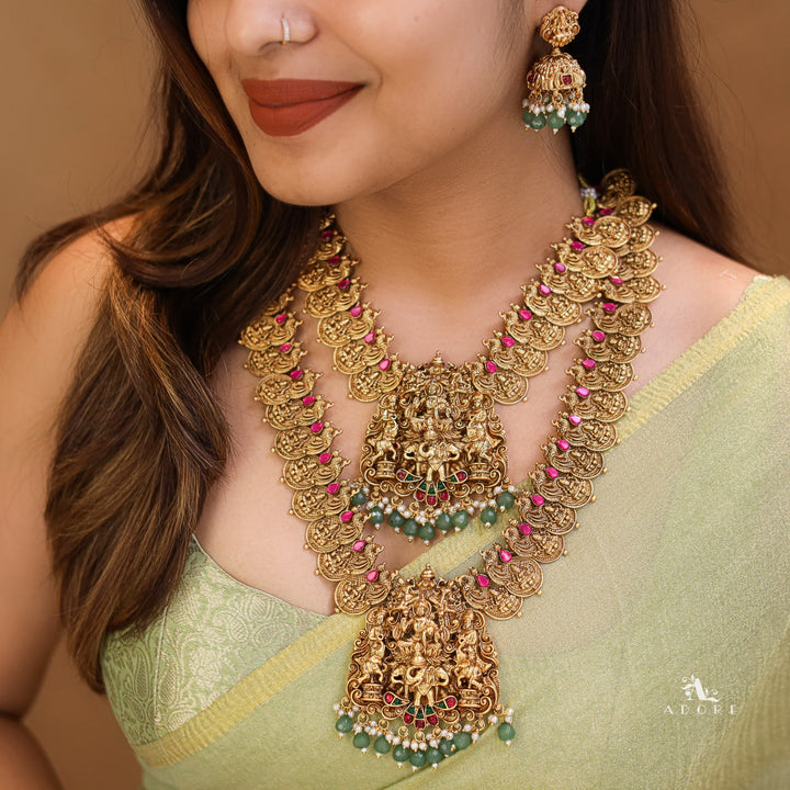 Premium Mohitha Bridal Set Neckpiece With Earring