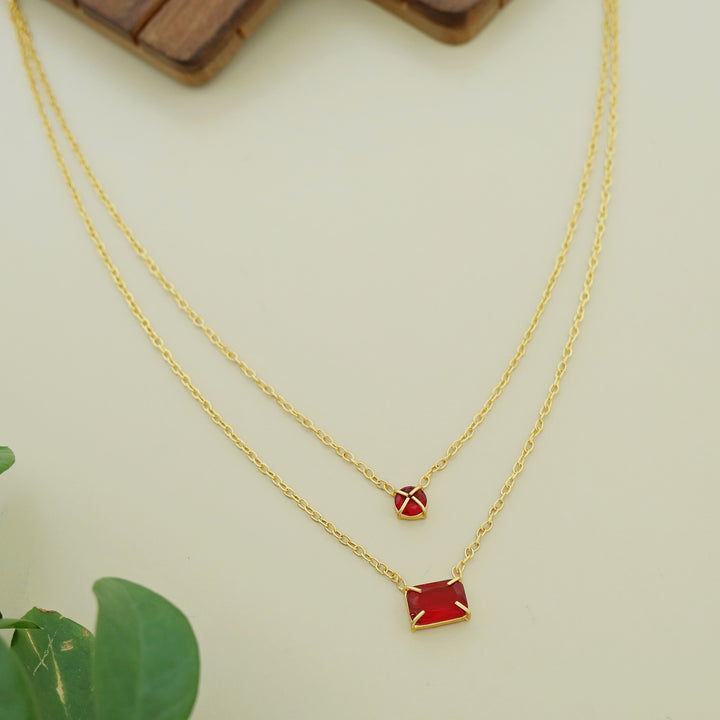 Jaime 2 Layer Glossy Claw Neckpiece