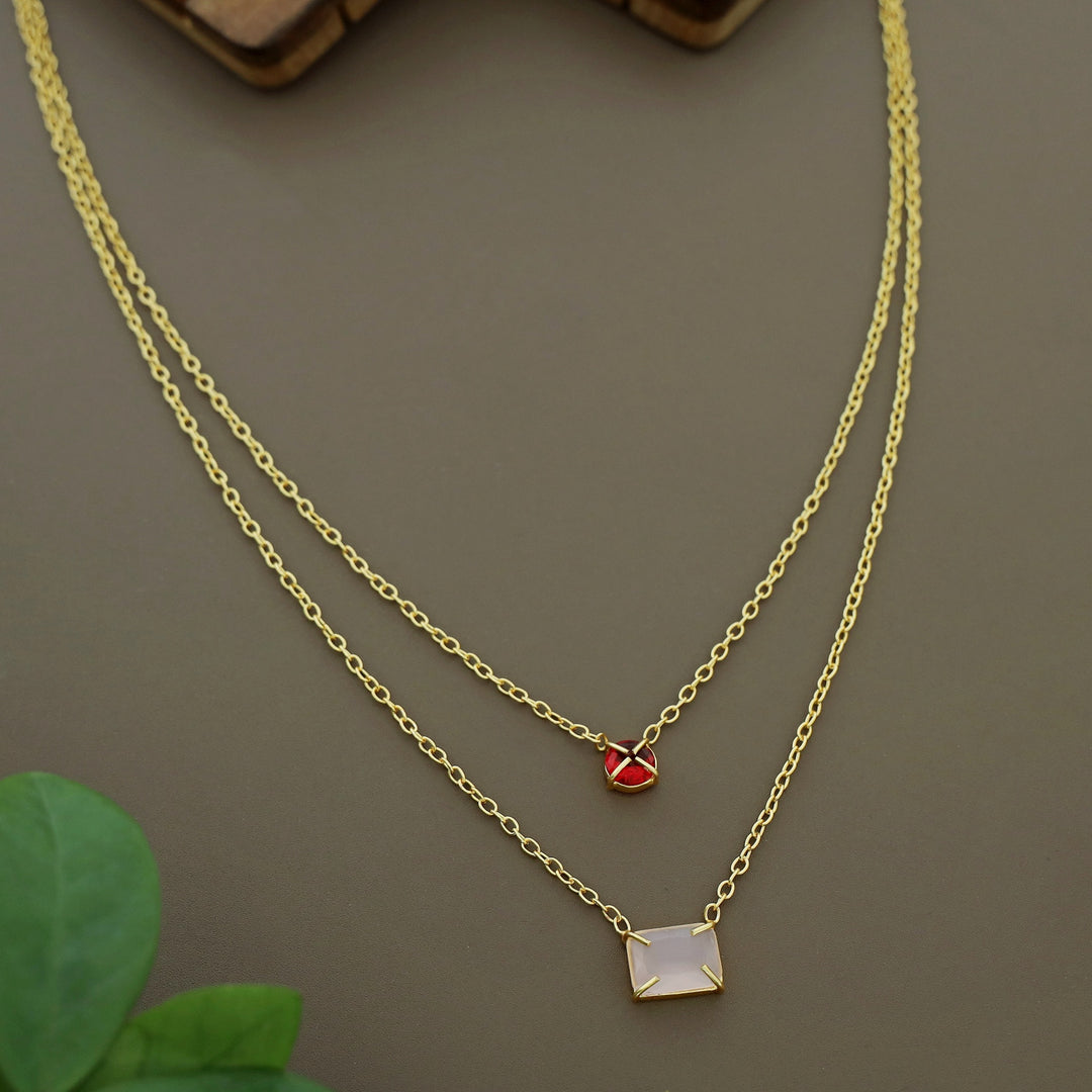 Jaime 2 Layer Glossy Claw Neckpiece