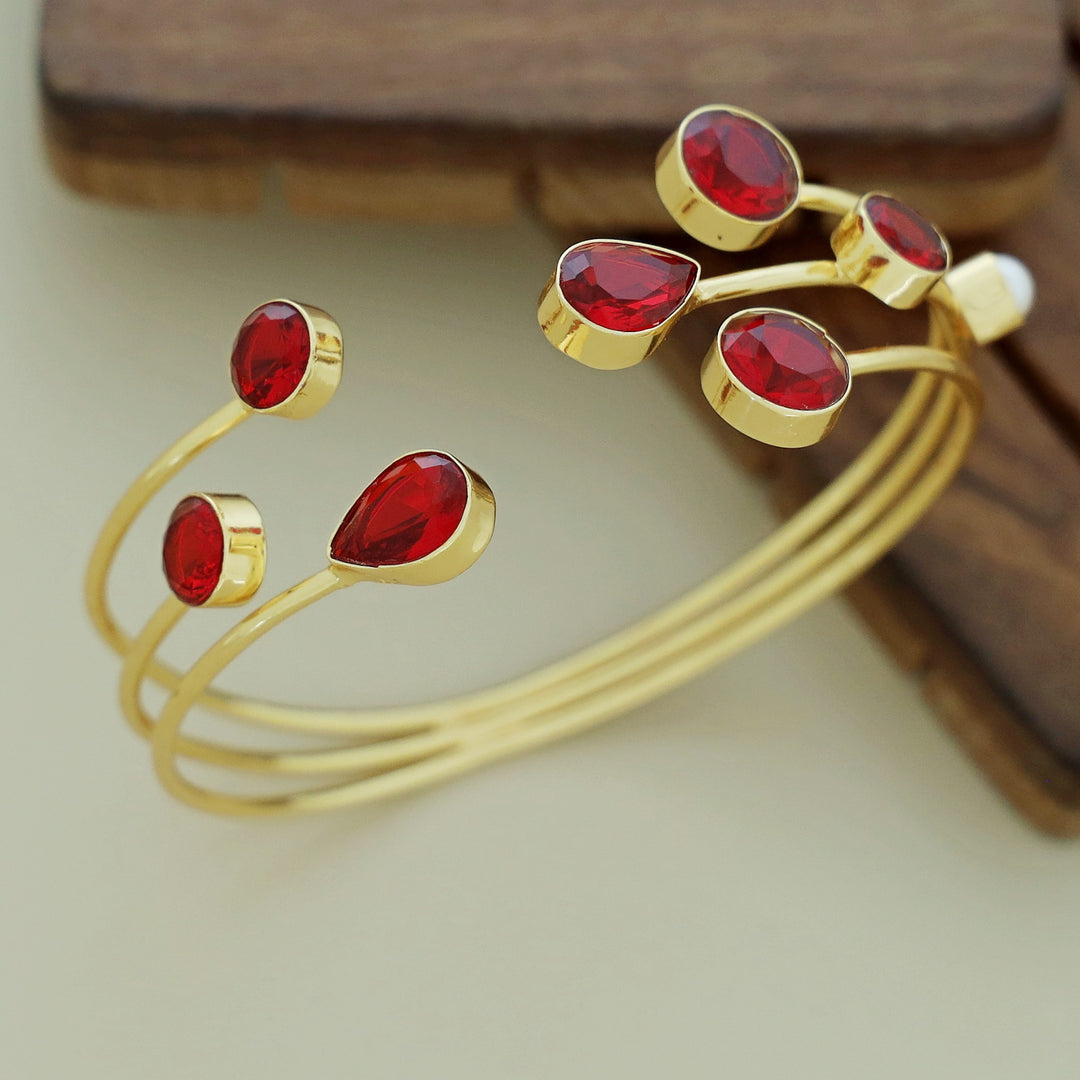 Kavini Glossy 3 Layer Multi Shape Bangle