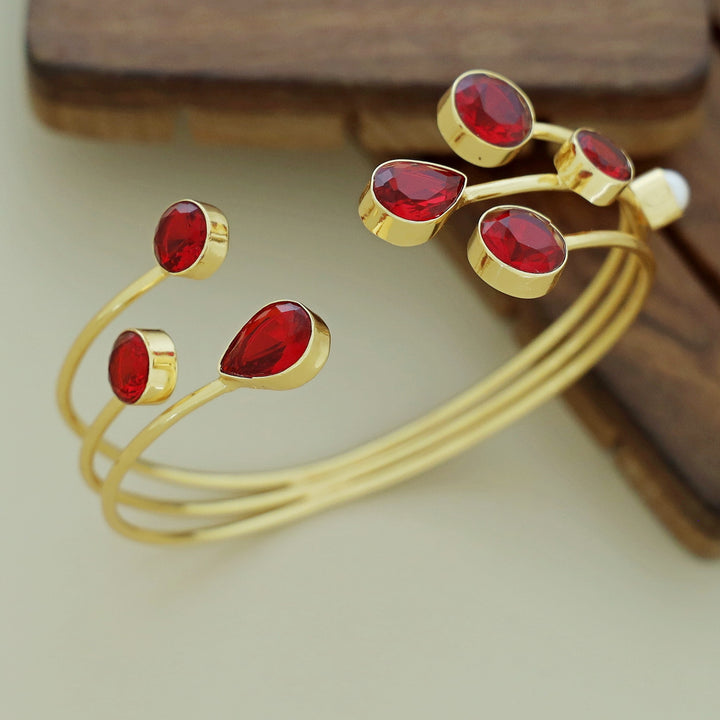 Kavini Glossy 3 Layer Multi Shape Bangle