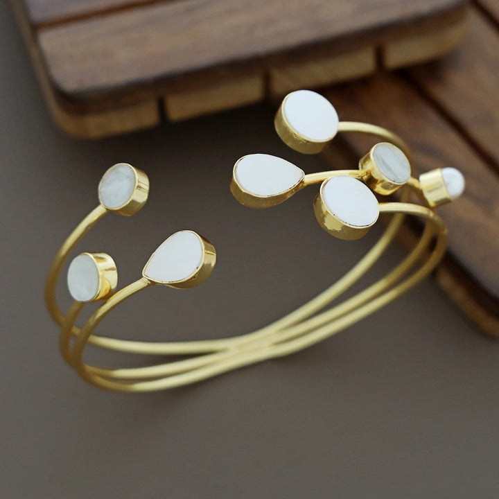 Kavini Glossy 3 Layer Multi Shape Bangle