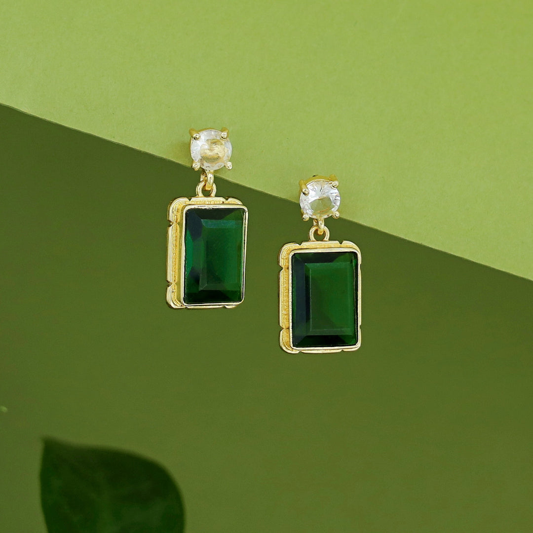 Doli Rectangle Glossy Earring