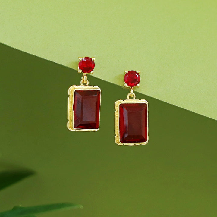 Doli Rectangle Glossy Earring