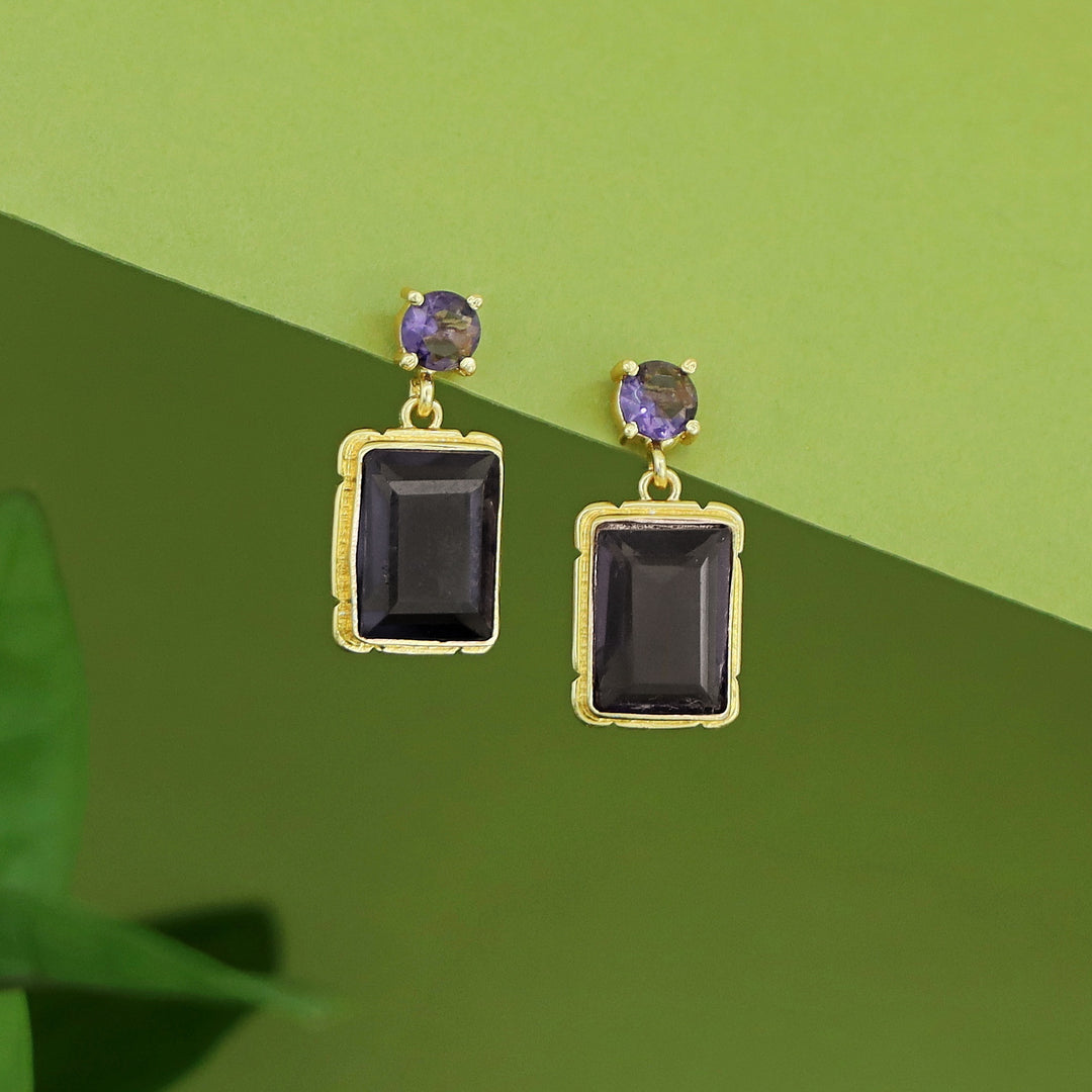 Doli Rectangle Glossy Earring