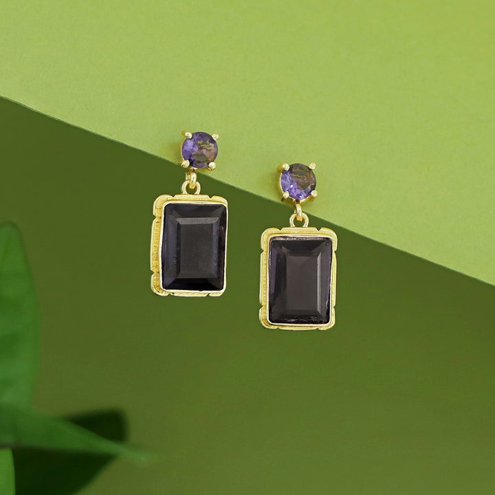 Doli Rectangle Glossy Earring
