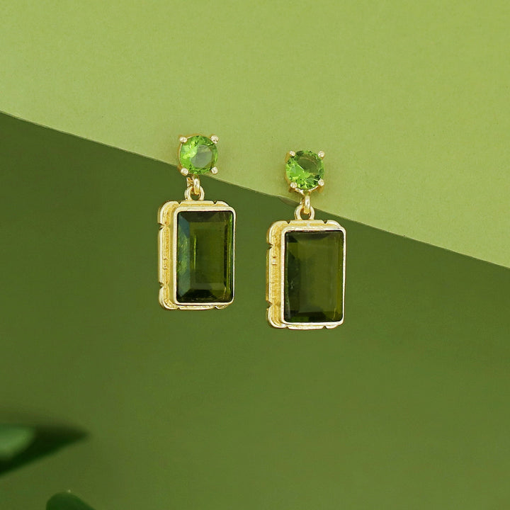 Doli Rectangle Glossy Earring