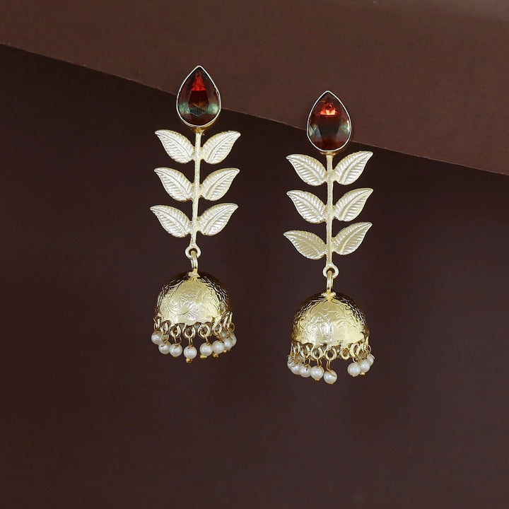 3 Layer Leaf Jhumka
