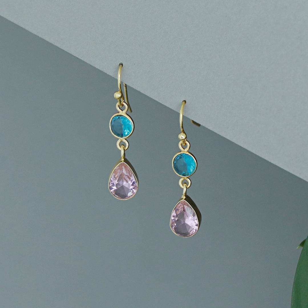 Abitha Golden Dual Glossy Drop