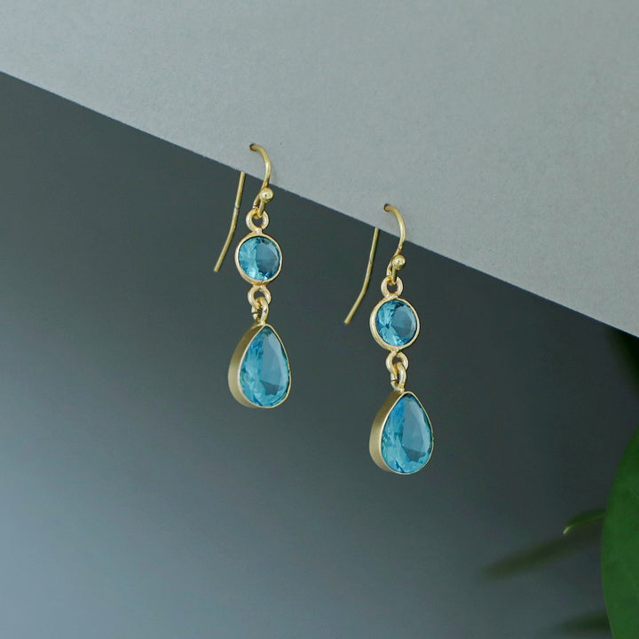 Abitha Golden Dual Glossy Drop