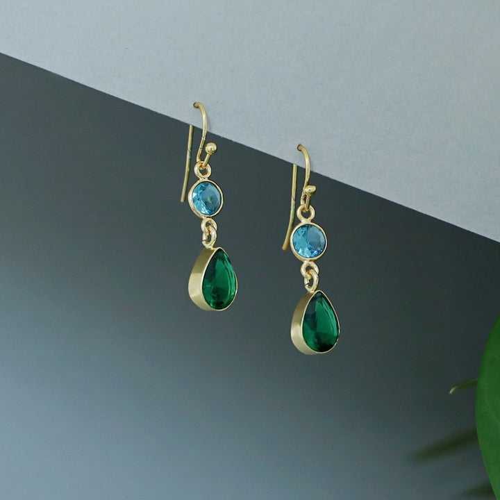 Abitha Golden Dual Glossy Drop