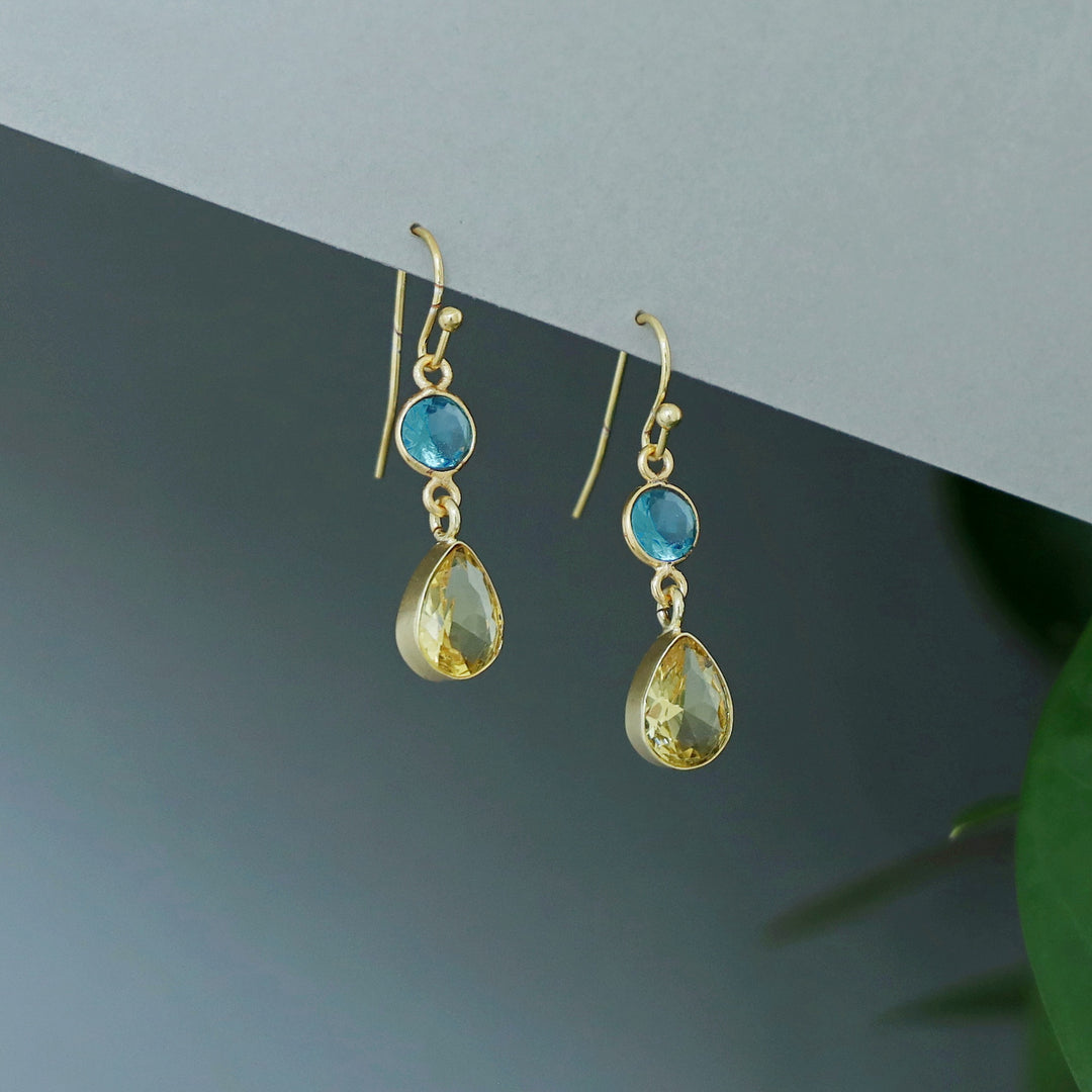 Abitha Golden Dual Glossy Drop