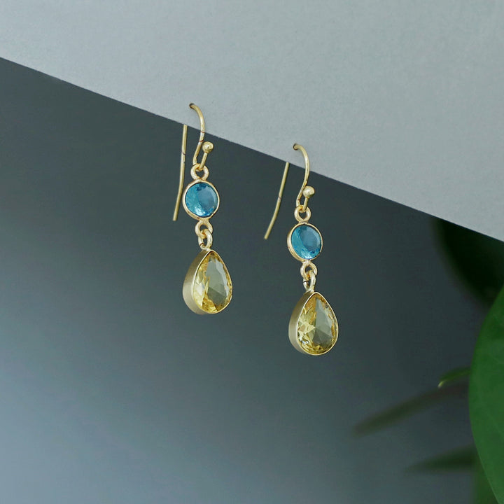 Abitha Golden Dual Glossy Drop