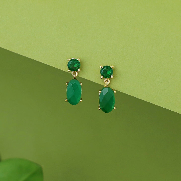 Baskari Oval & Round Glossy Earring