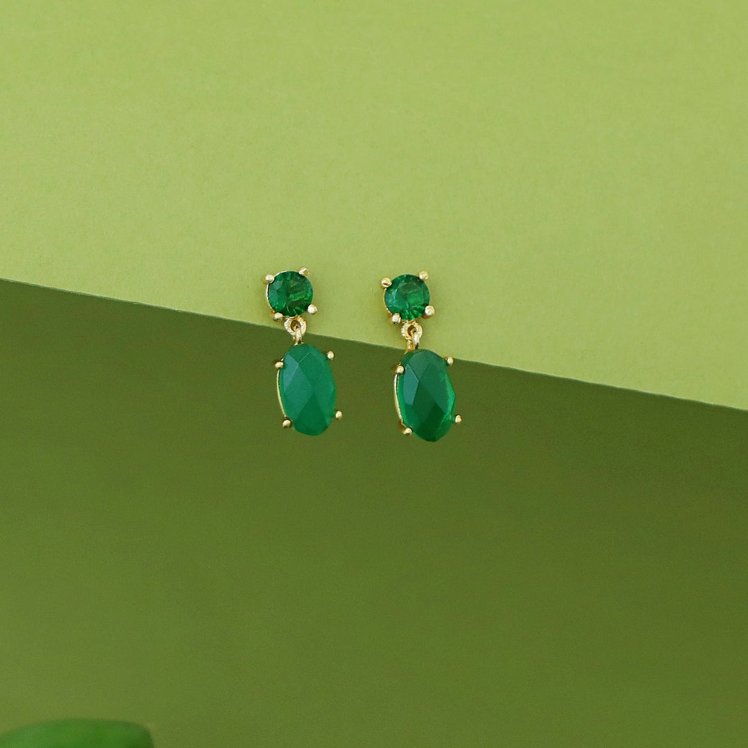 Baskari Oval & Round Glossy Earring