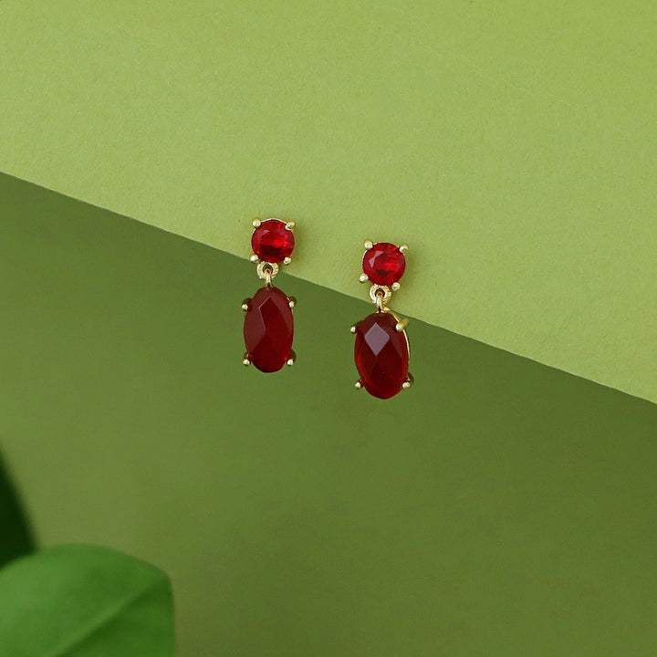 Baskari Oval & Round Glossy Earring