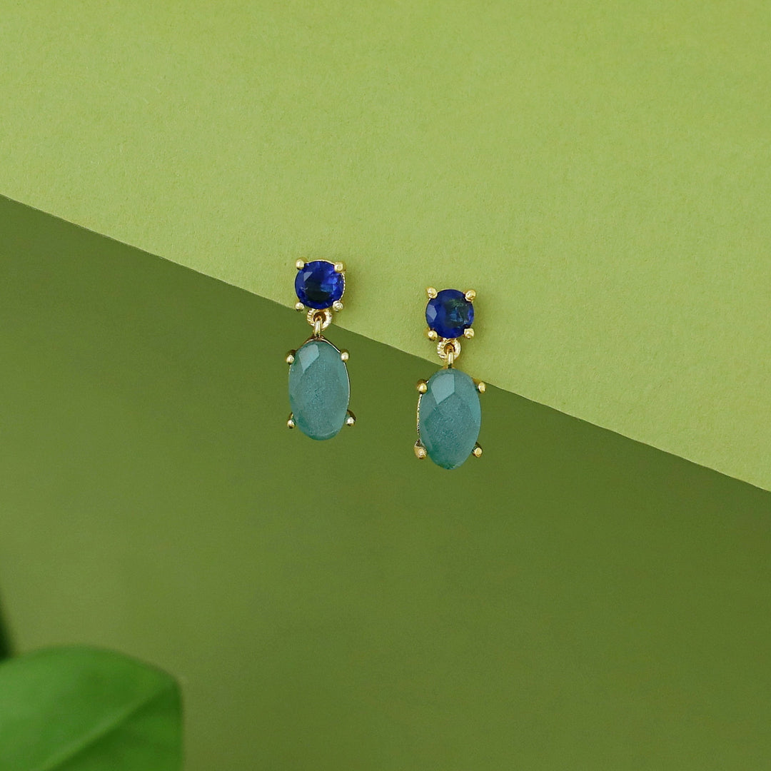 Baskari Oval & Round Glossy Earring