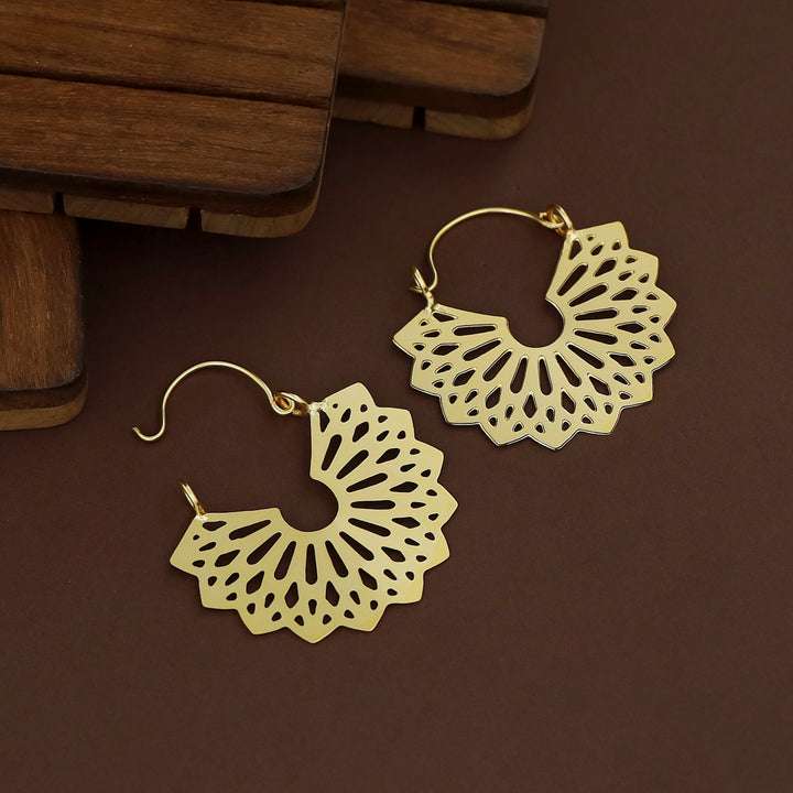 Reese Golden Hoop Earring