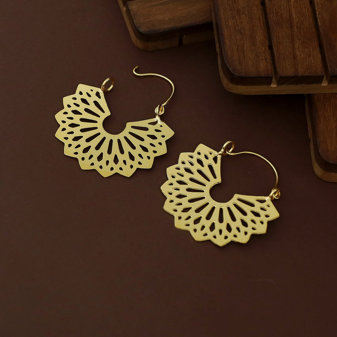 Reese Golden Hoop Earring