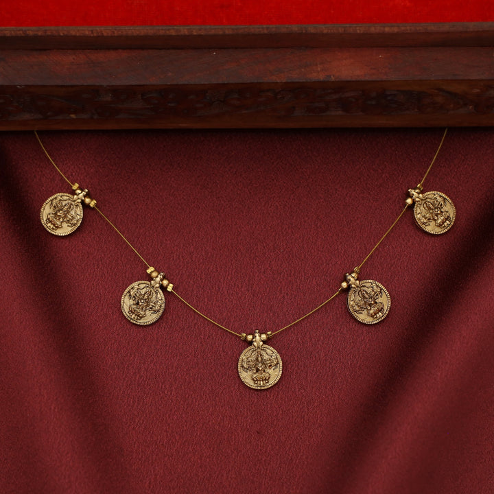 Mihara 5 Devi Coin String Neckpiece