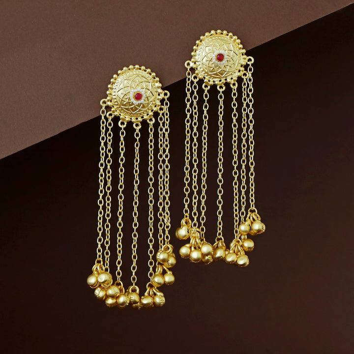 Yashvia Hanging Ghungroo Kashmiri Earring