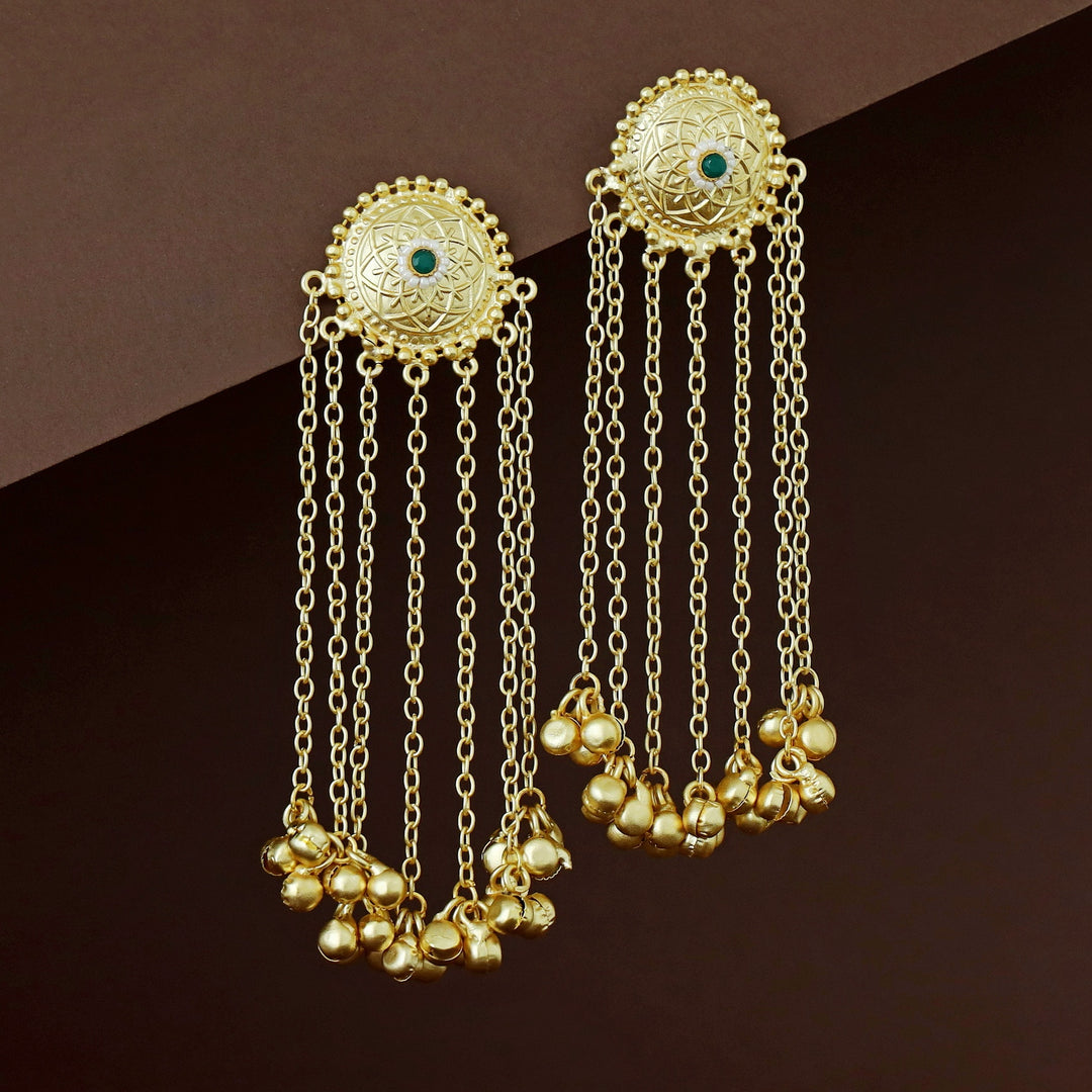 Yashvia Hanging Ghungroo Kashmiri Earring