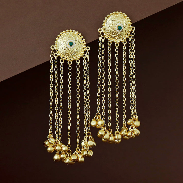 Yashvia Hanging Ghungroo Kashmiri Earring