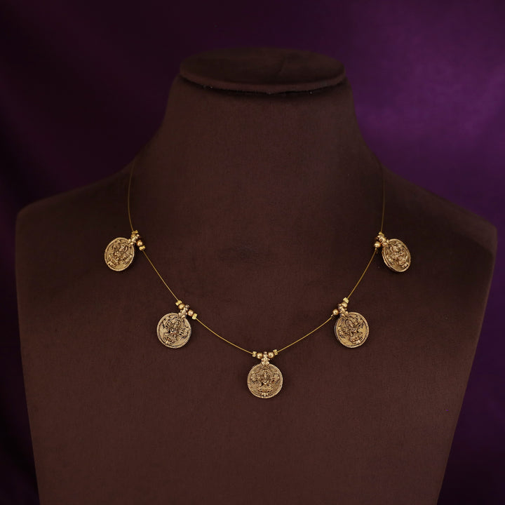 Mihara 5 Devi Coin String Neckpiece