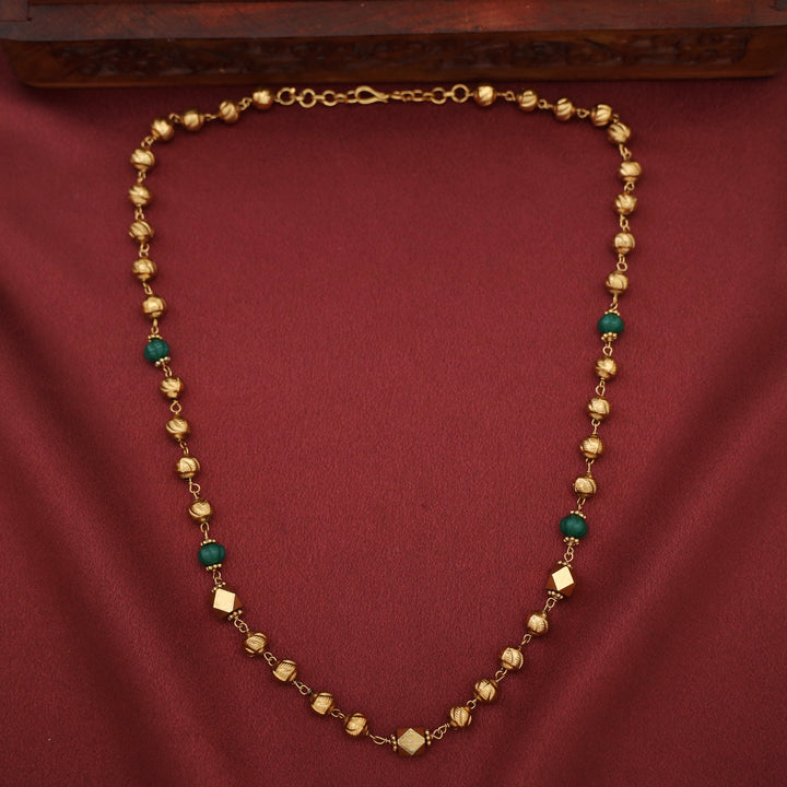 Lima Golden Ball + Bead Neckpiece