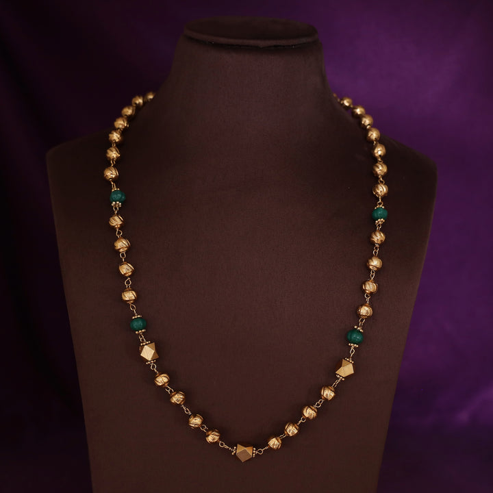 Lima Golden Ball + Bead Neckpiece