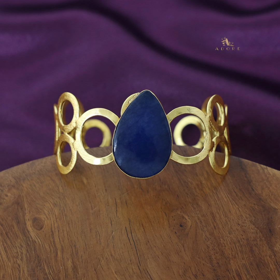 Misty Golden Circle Dew Drop Bangle