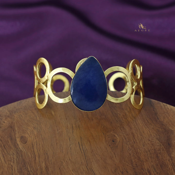 Misty Golden Circle Dew Drop Bangle