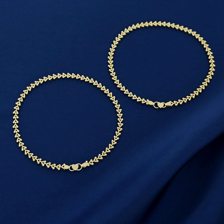 Anahita Golden Chain Anklet