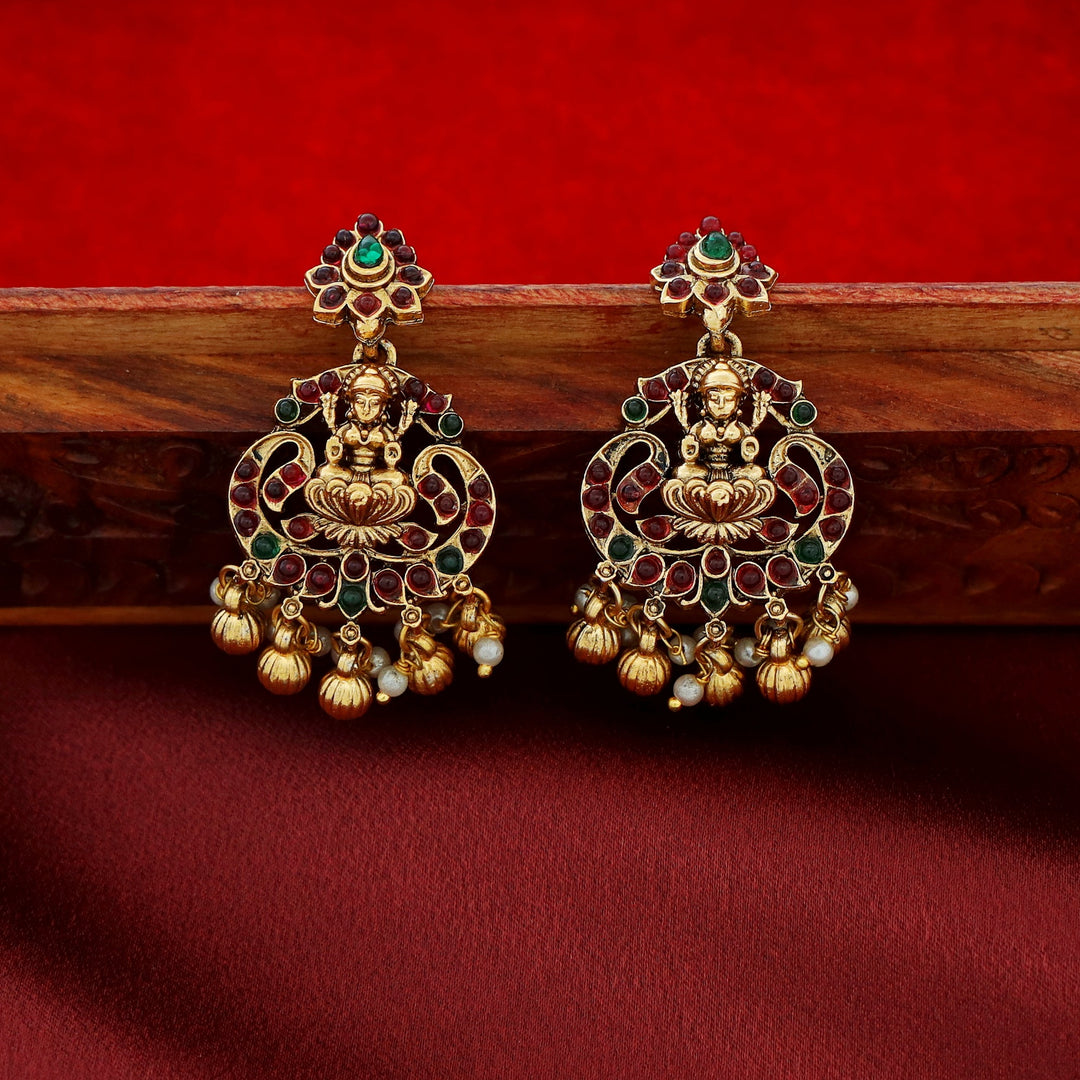 Lakshita Meenakari Devi Neckpiece With Earring