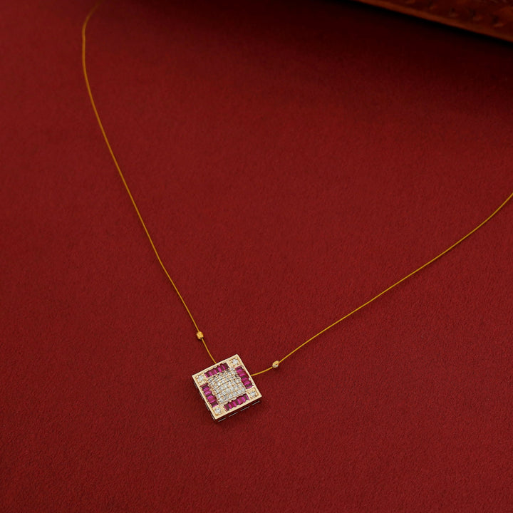 Sumaya Kemp Diamond Pendant String Neckpiece