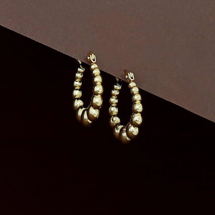 Rajvi Golden Hoop Earring