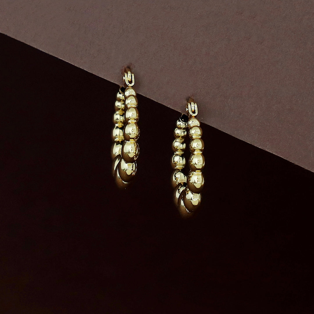 Rajvi Golden Hoop Earring
