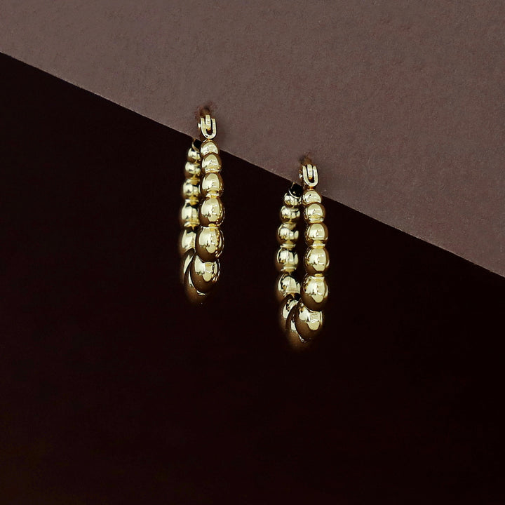 Rajvi Golden Hoop Earring