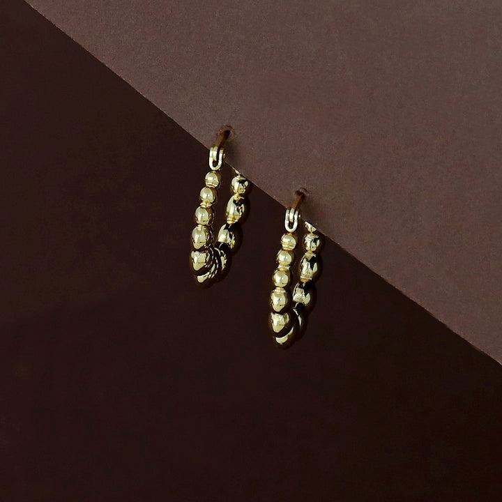 Rajvi Golden Hoop Earring