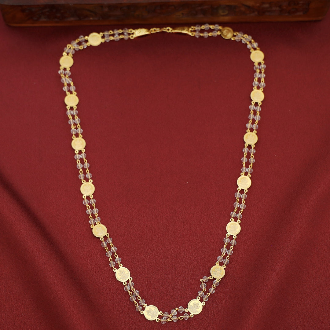 Vedha 2 Layer Kashi Beaded Long Neckpiece