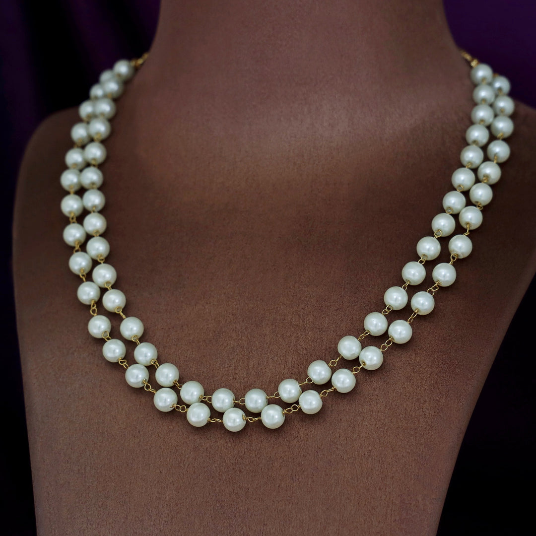 Nyla Two Layer Pearl Neckpiece